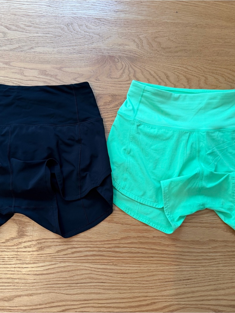 lululemon athletica Women’s Athletic Shorts — Black & Mint …What a steal!